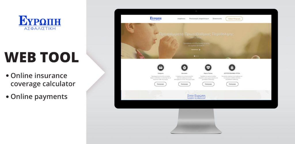 Redesign of EUROPE Insurance web tool by MSTAT