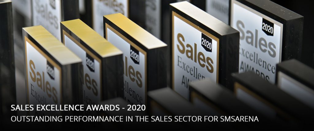 Sales Excellence Awards 2020: Sales Performance Award in Spain for the SMSArena service!